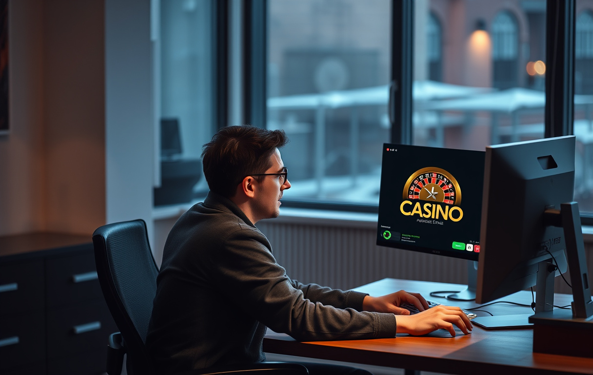 Illustrasjon som sammenligner Norsk Tipping og nettcasino